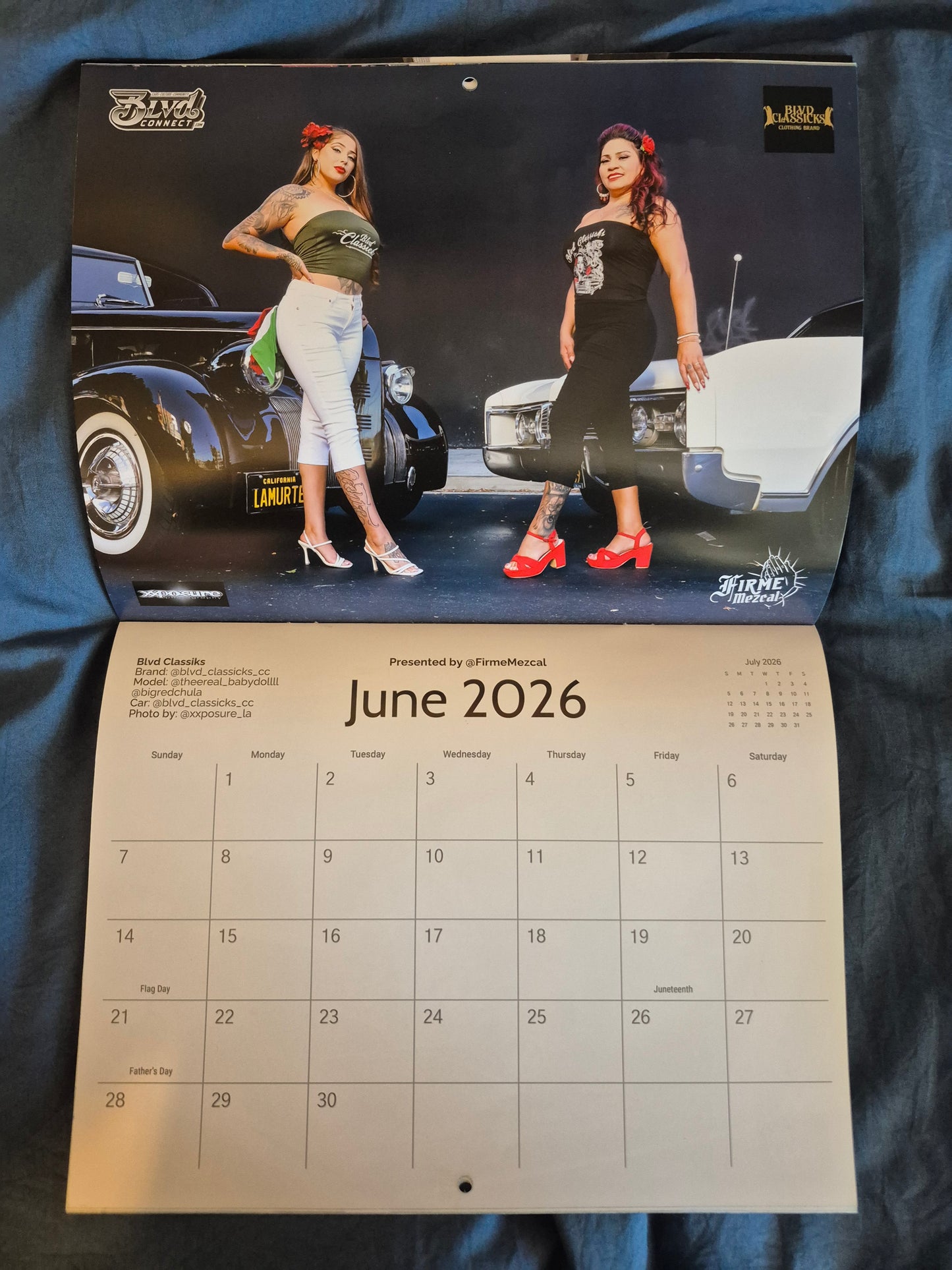 2026 Blvd Connect Calendar presented by Firme Mezcal