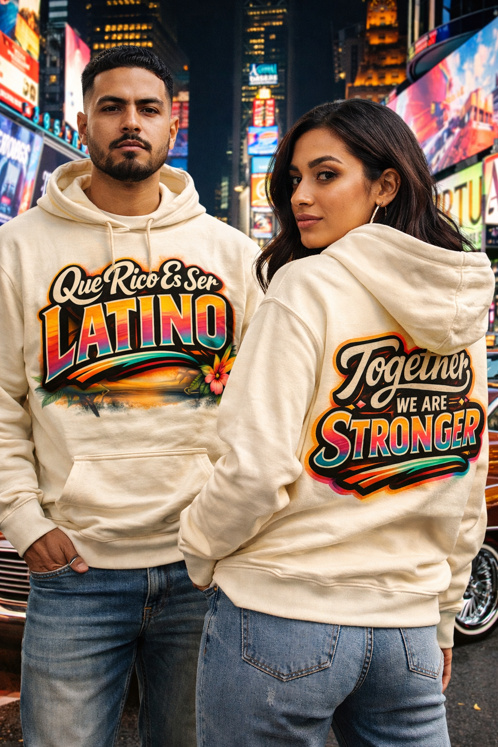 Que Rico Es Ser Latino Hoodie