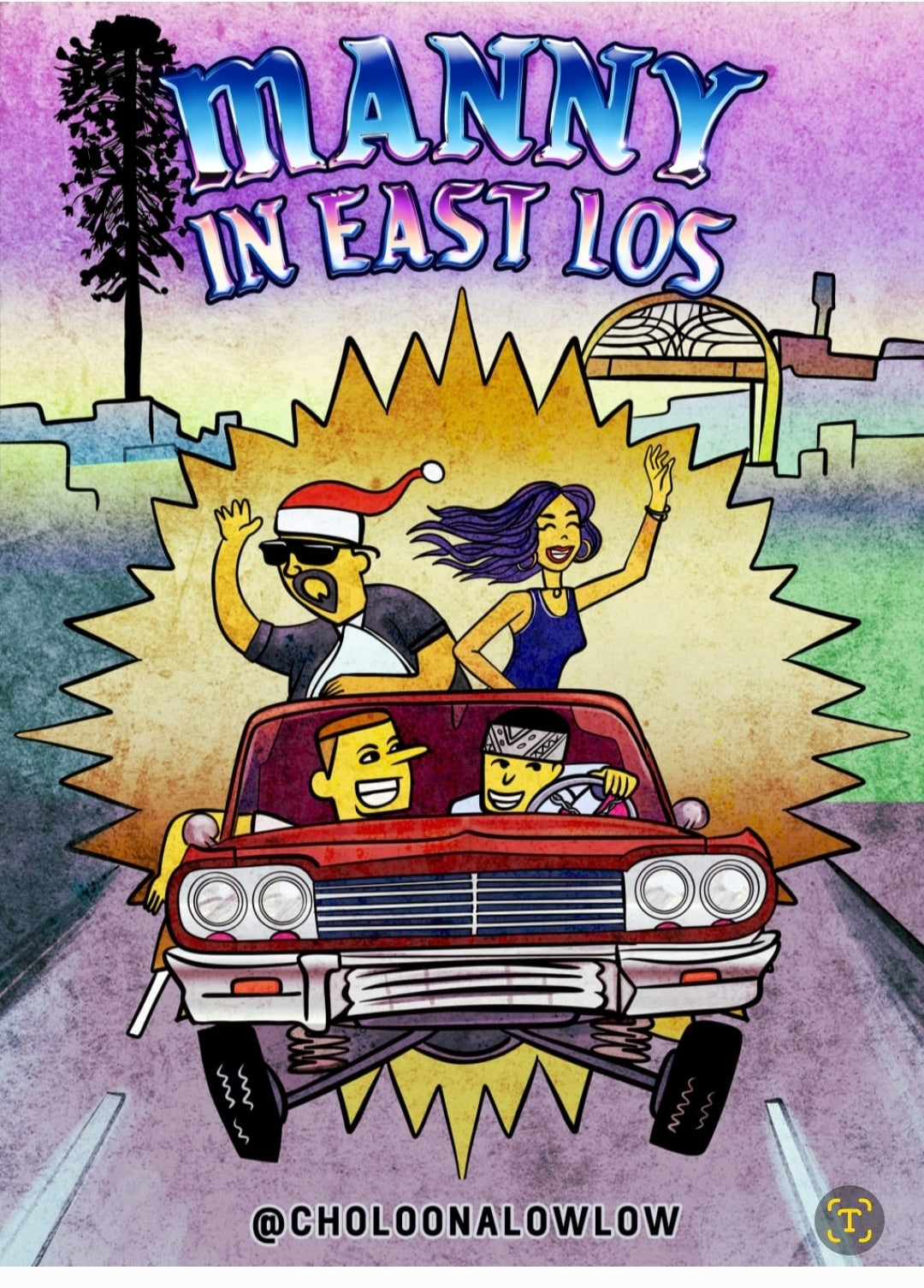 "Manny in East Los" Coloring Book