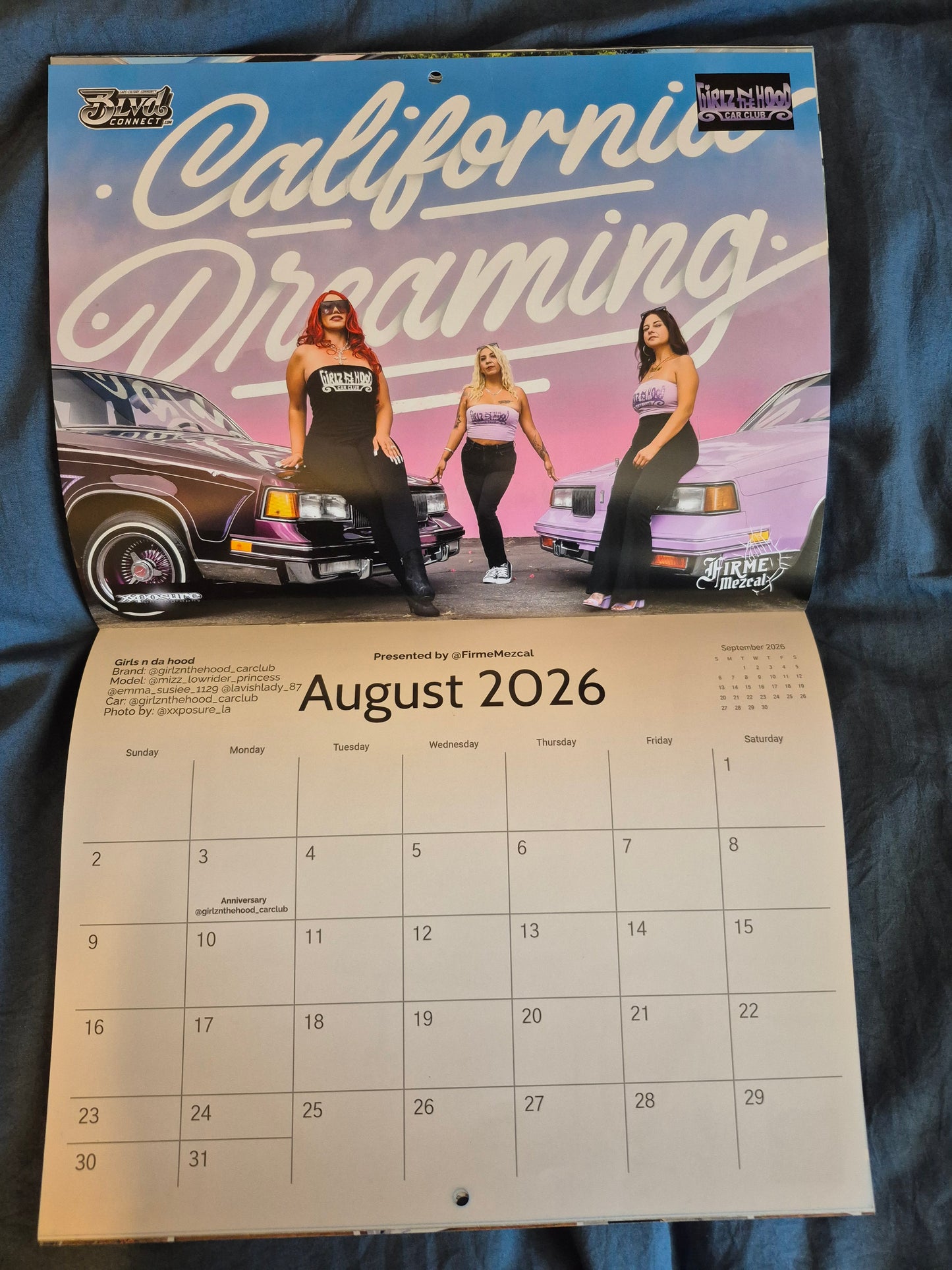 2026 Blvd Connect Calendar presented by Firme Mezcal