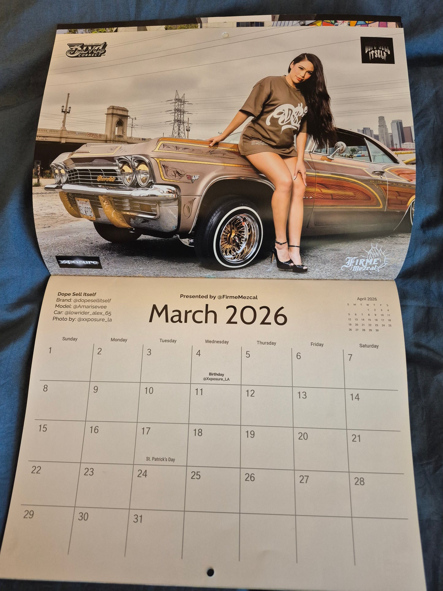 2026 Blvd Connect Calendar presented by Firme Mezcal