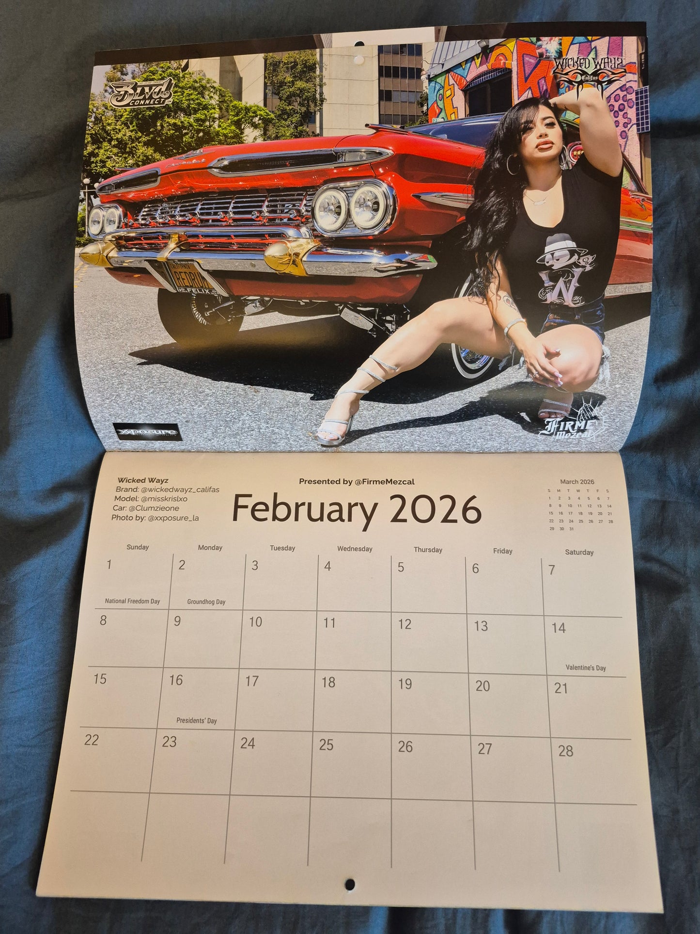 2026 Blvd Connect Calendar presented by Firme Mezcal