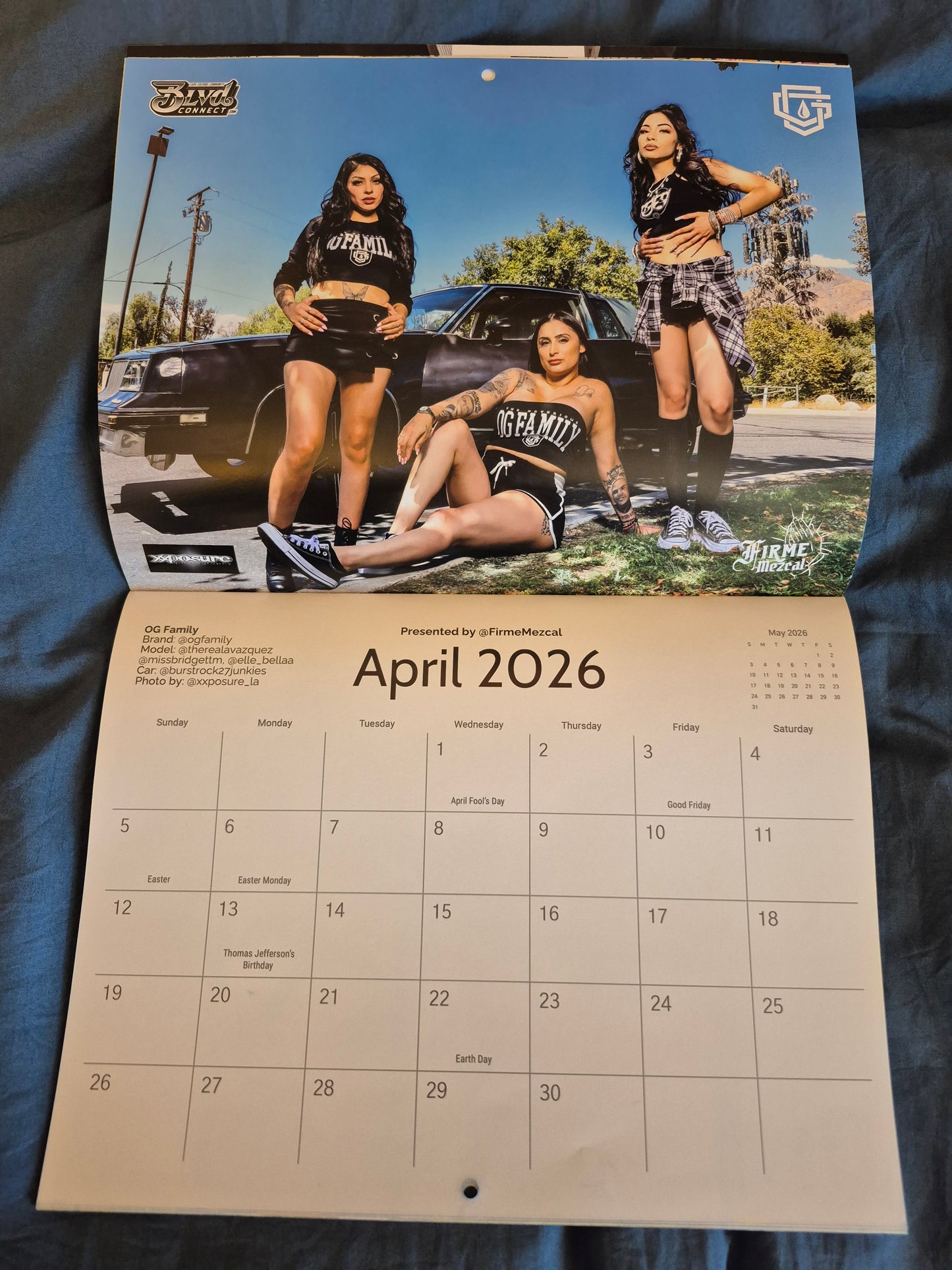 2026 Blvd Connect Calendar presented by Firme Mezcal